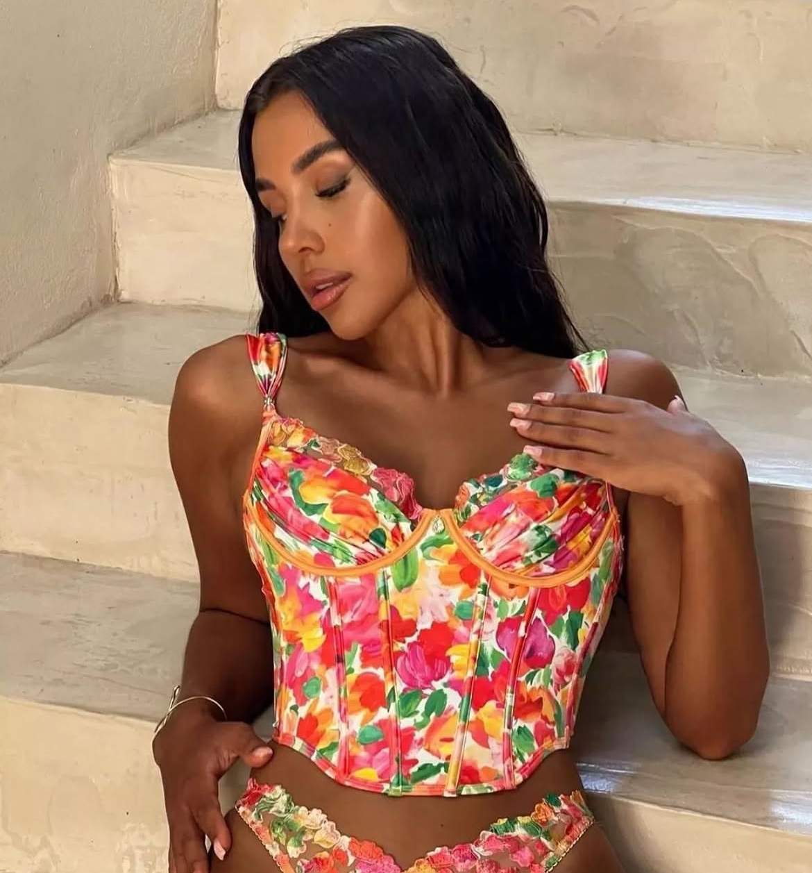 🌸 Bydee Havana Corset in Raisin 3