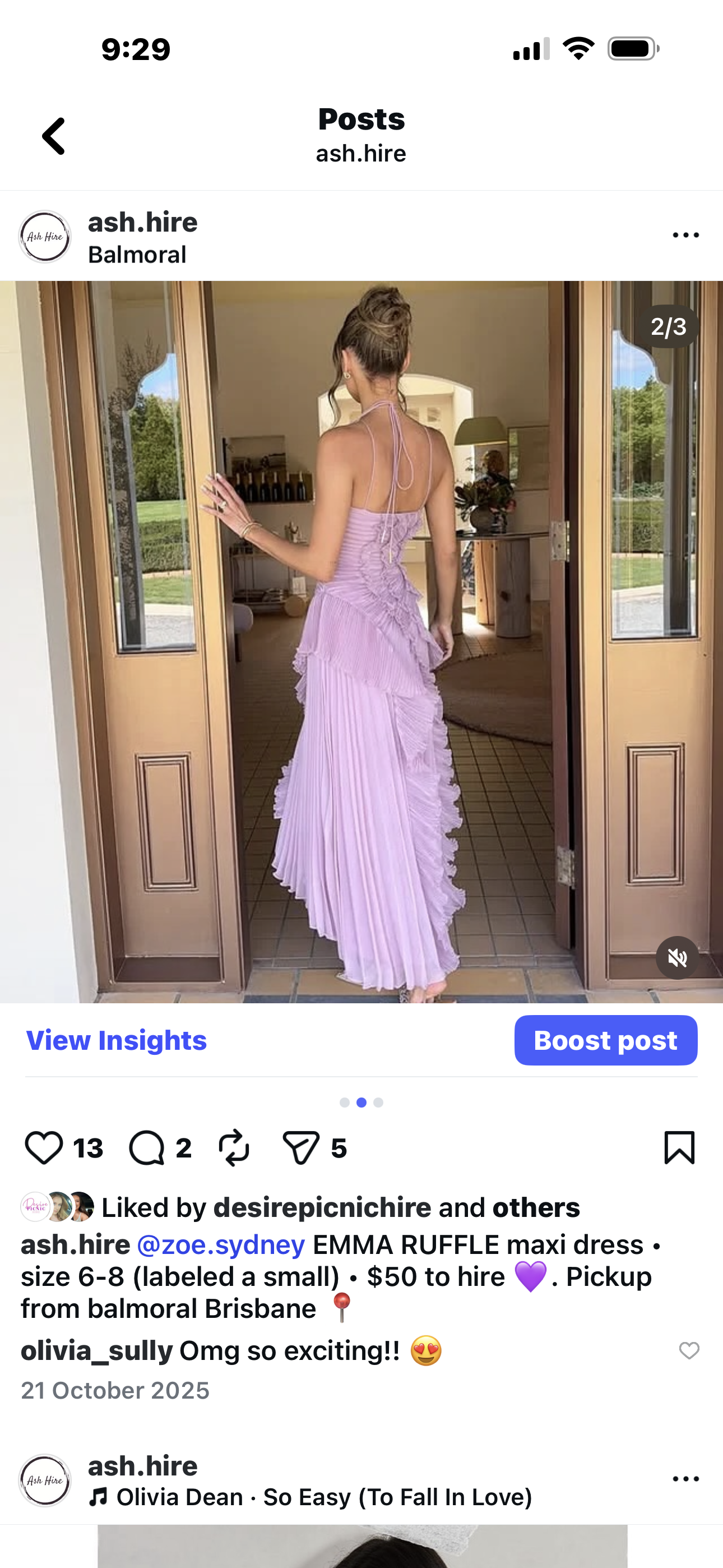 Emma ruched mid dress 3