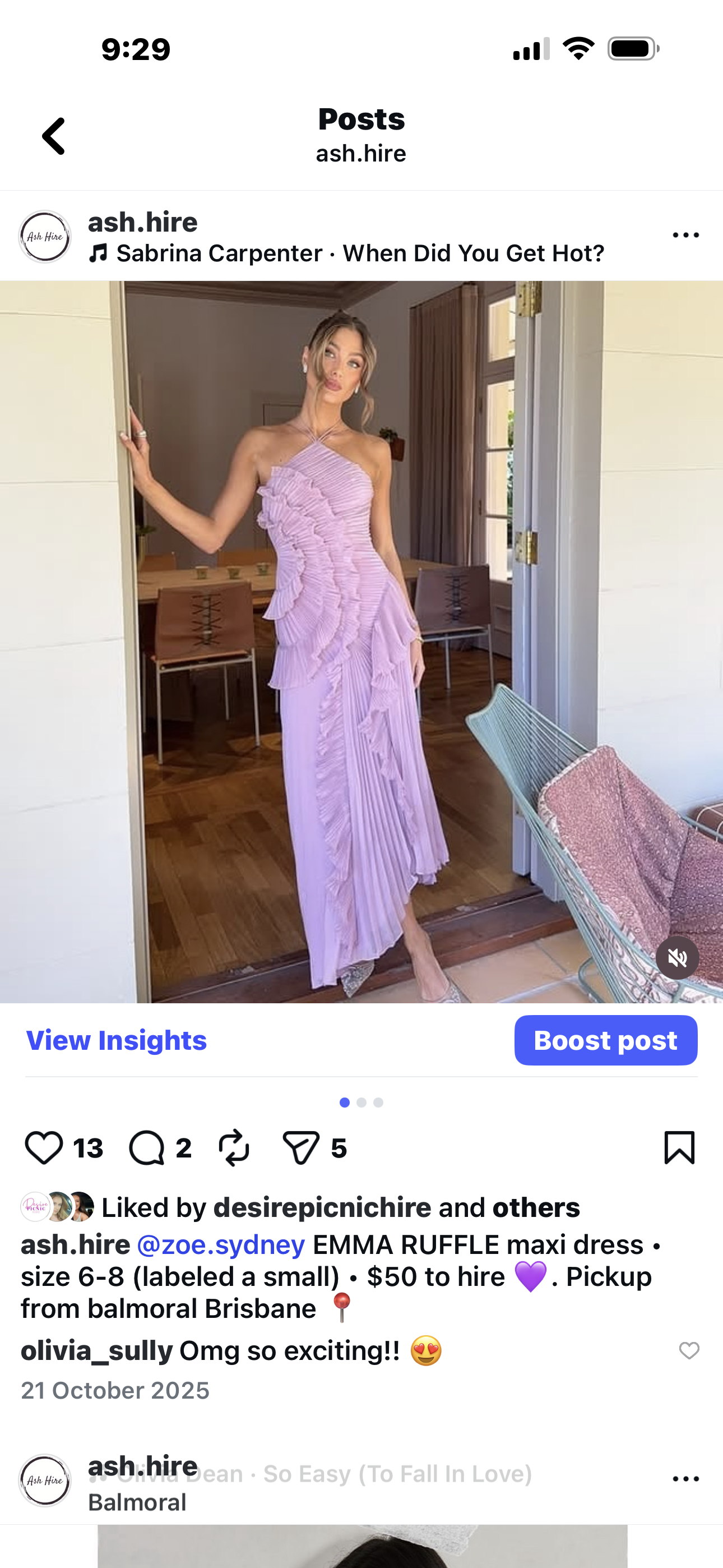 Emma ruched mid dress