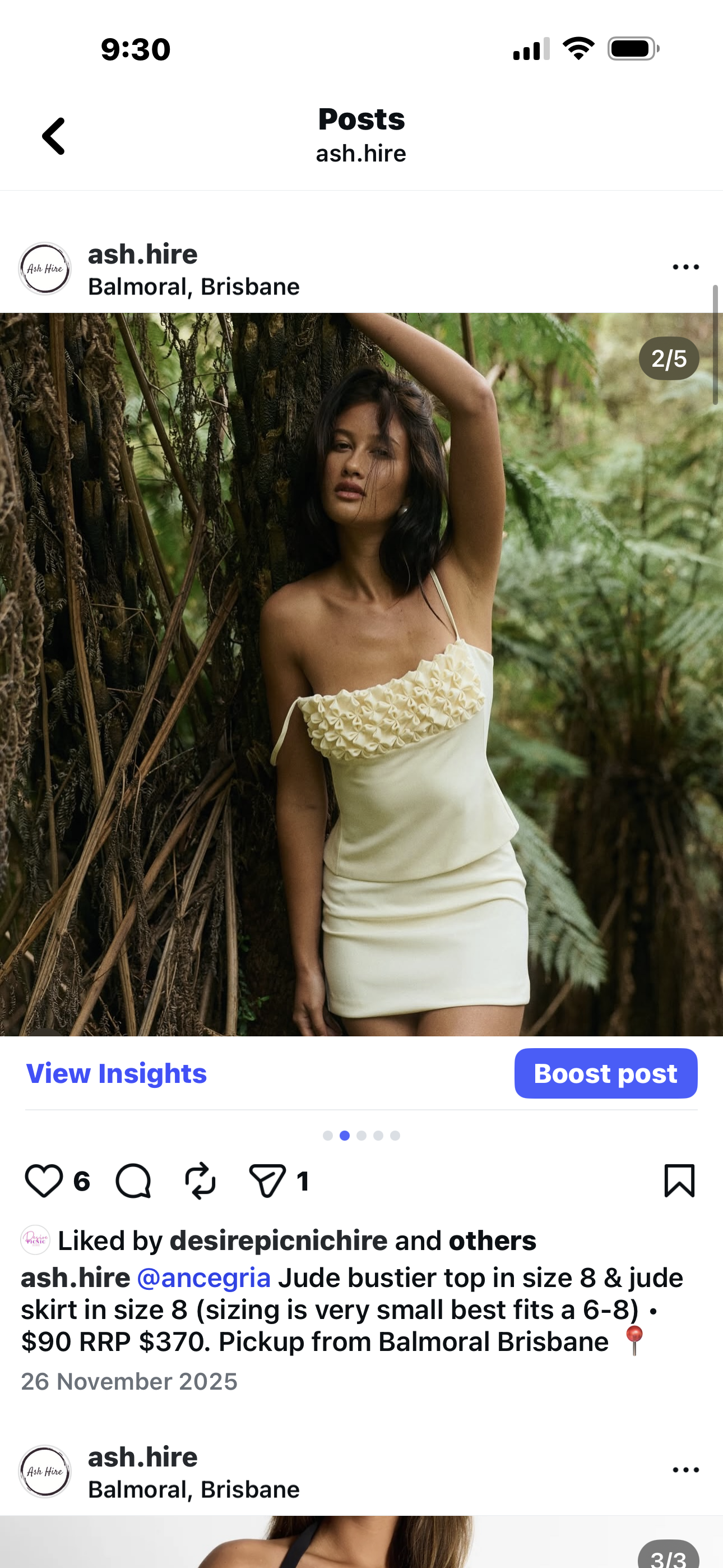 Ance Gria Jude bustier top and skirt 2