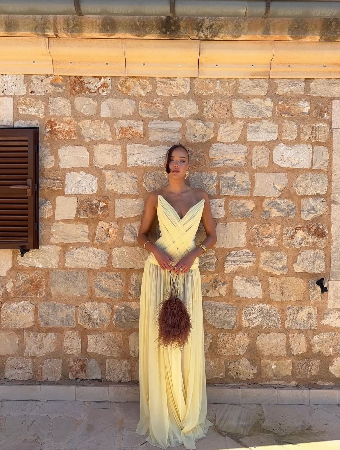 The Oxa Couture Aurelia gown 💛