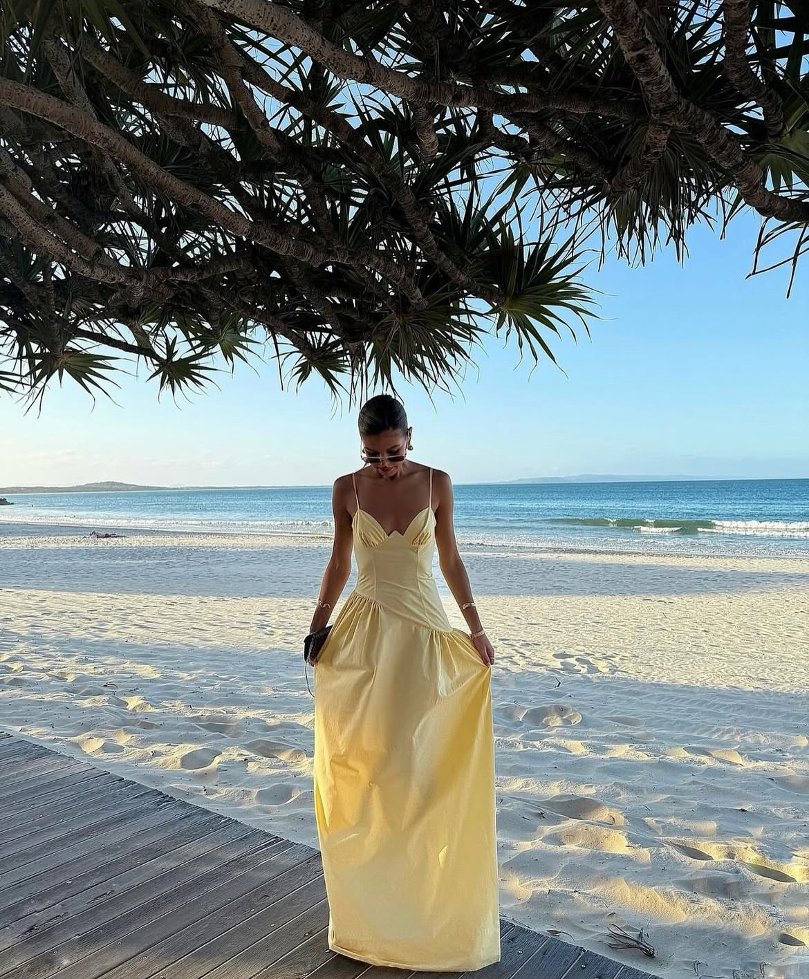 Natalie Rolt Teila Dress Lemon