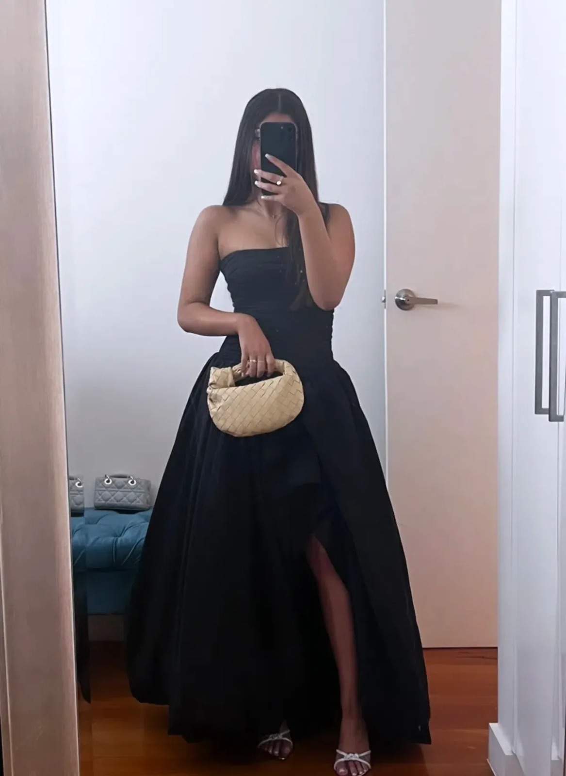 Aje Violette Bubble Hem Maxi Dress 3