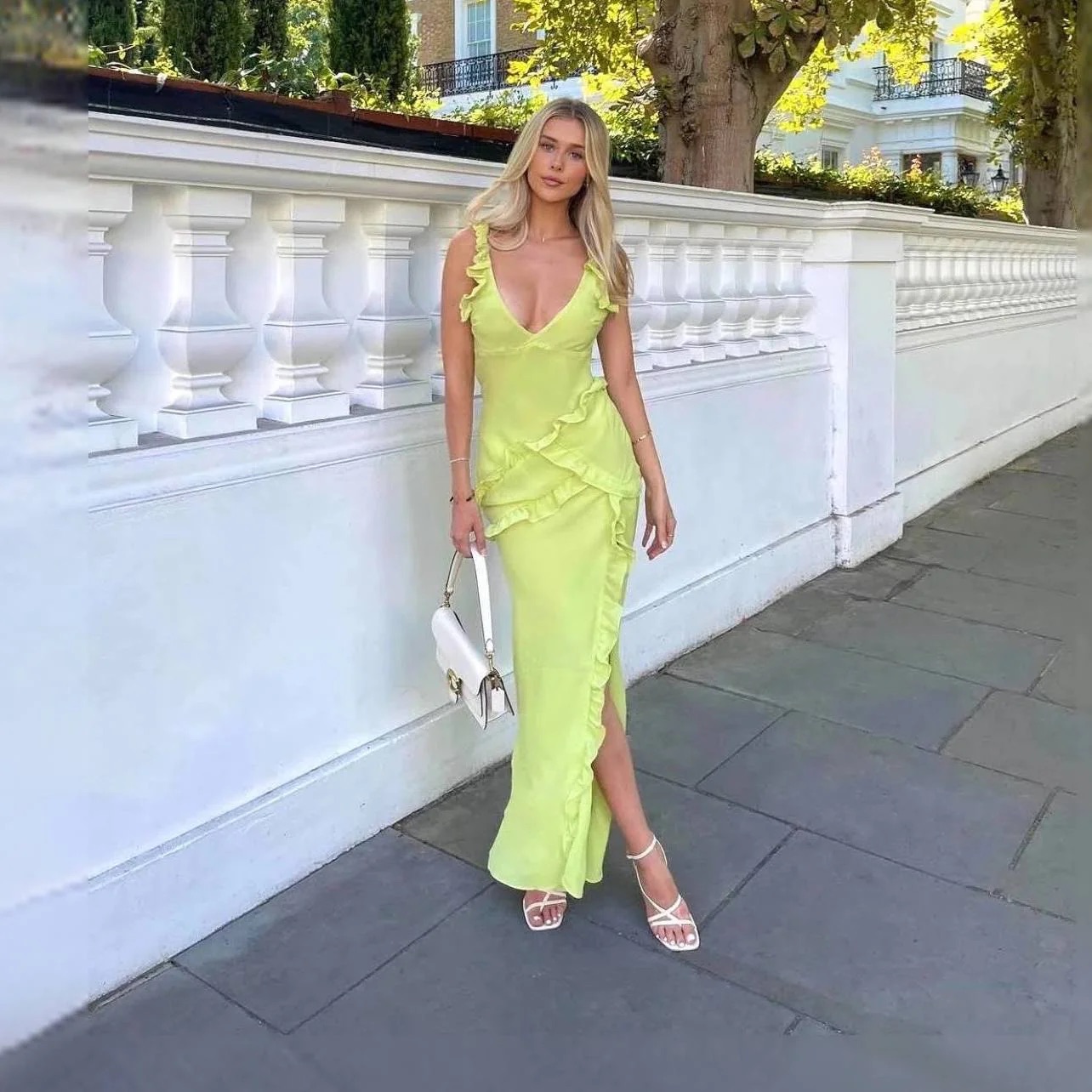 Pixie Ruffle Maxi, House of CB