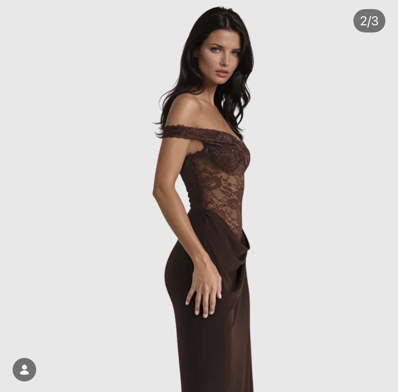 Chenda Lace Asymmetric Maxi — Innovare Denim 2