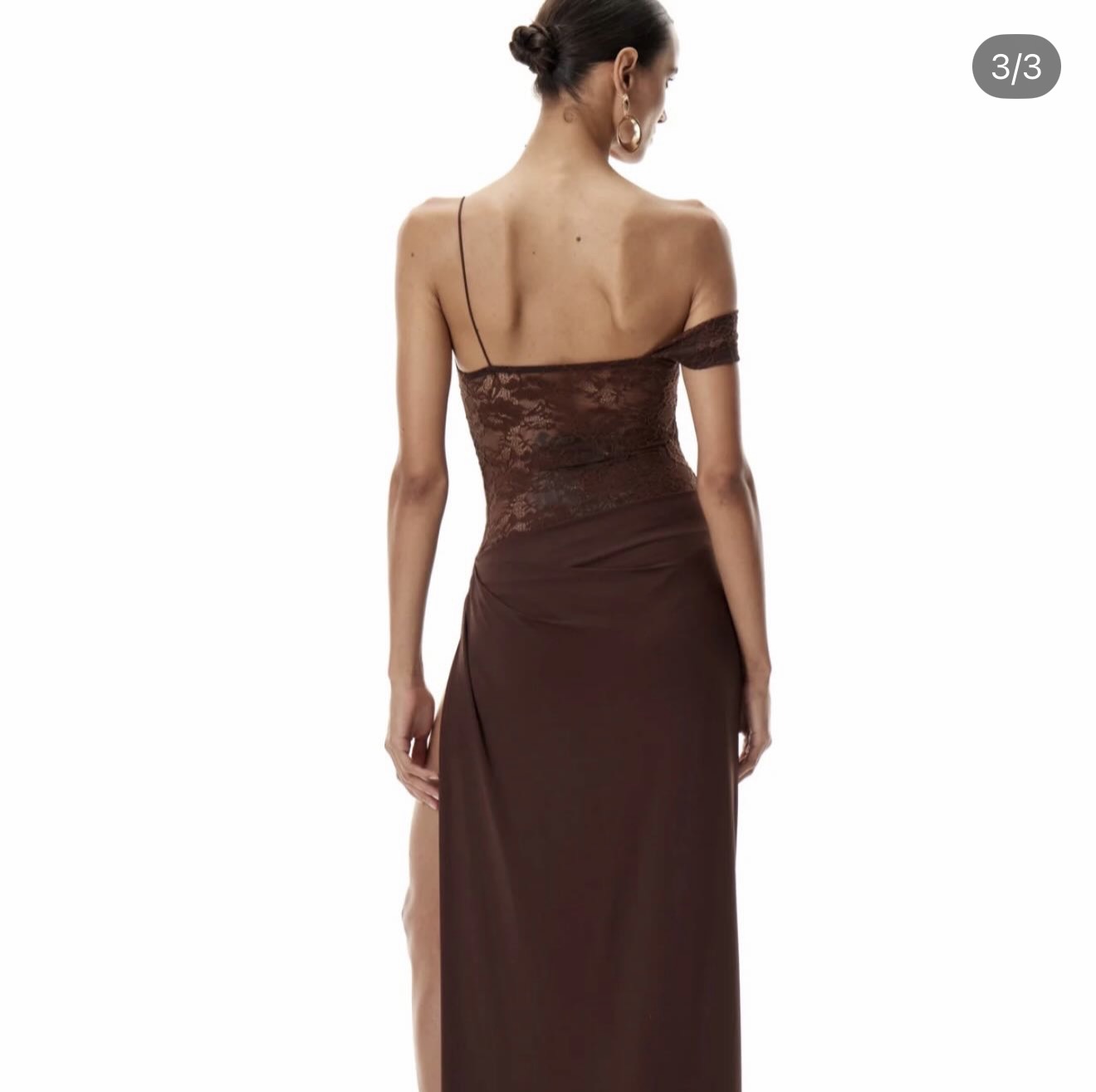 Chenda Lace Asymmetric Maxi — Innovare Denim 3