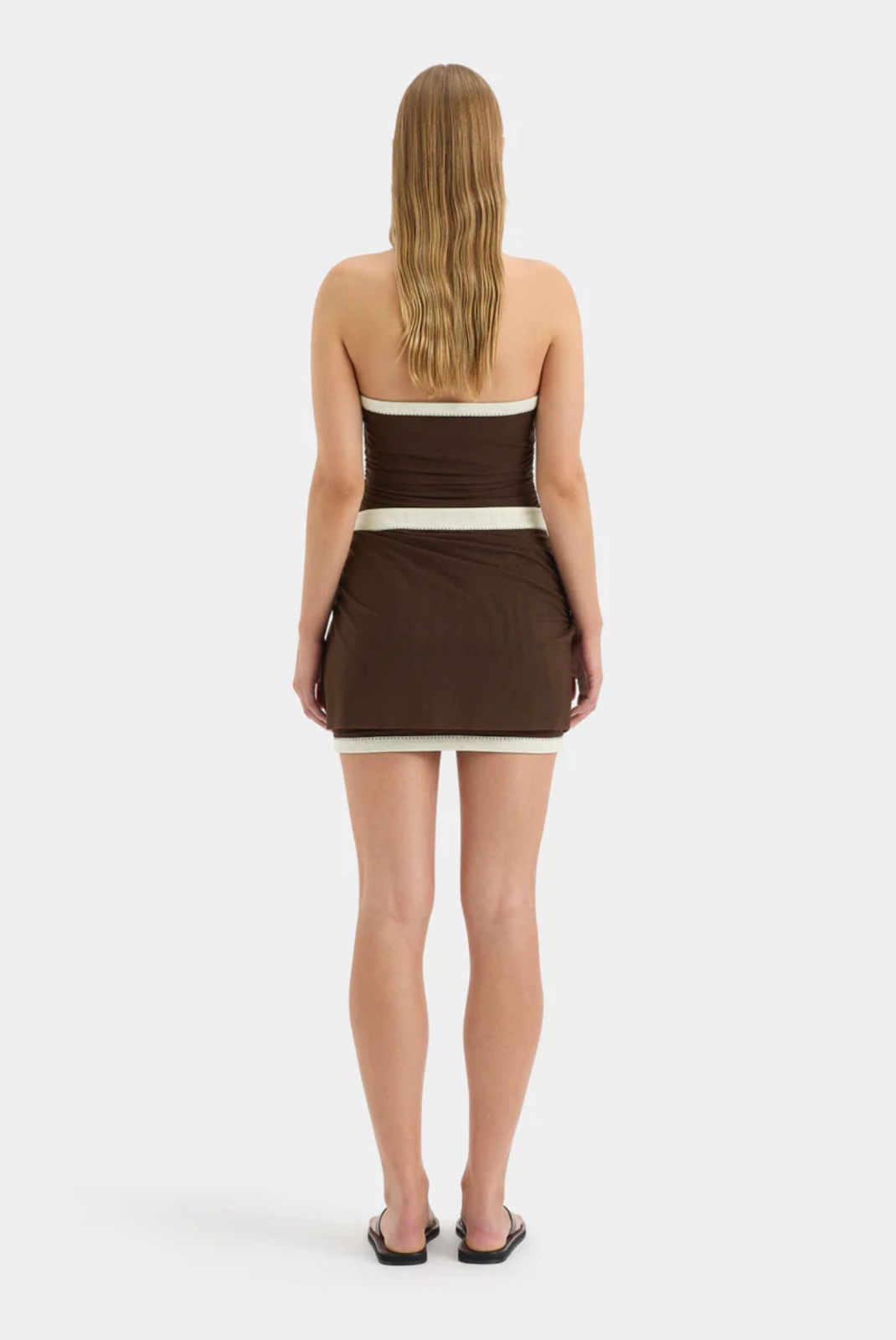 SIR the Label Jacques Mini Dress Chocolate 5