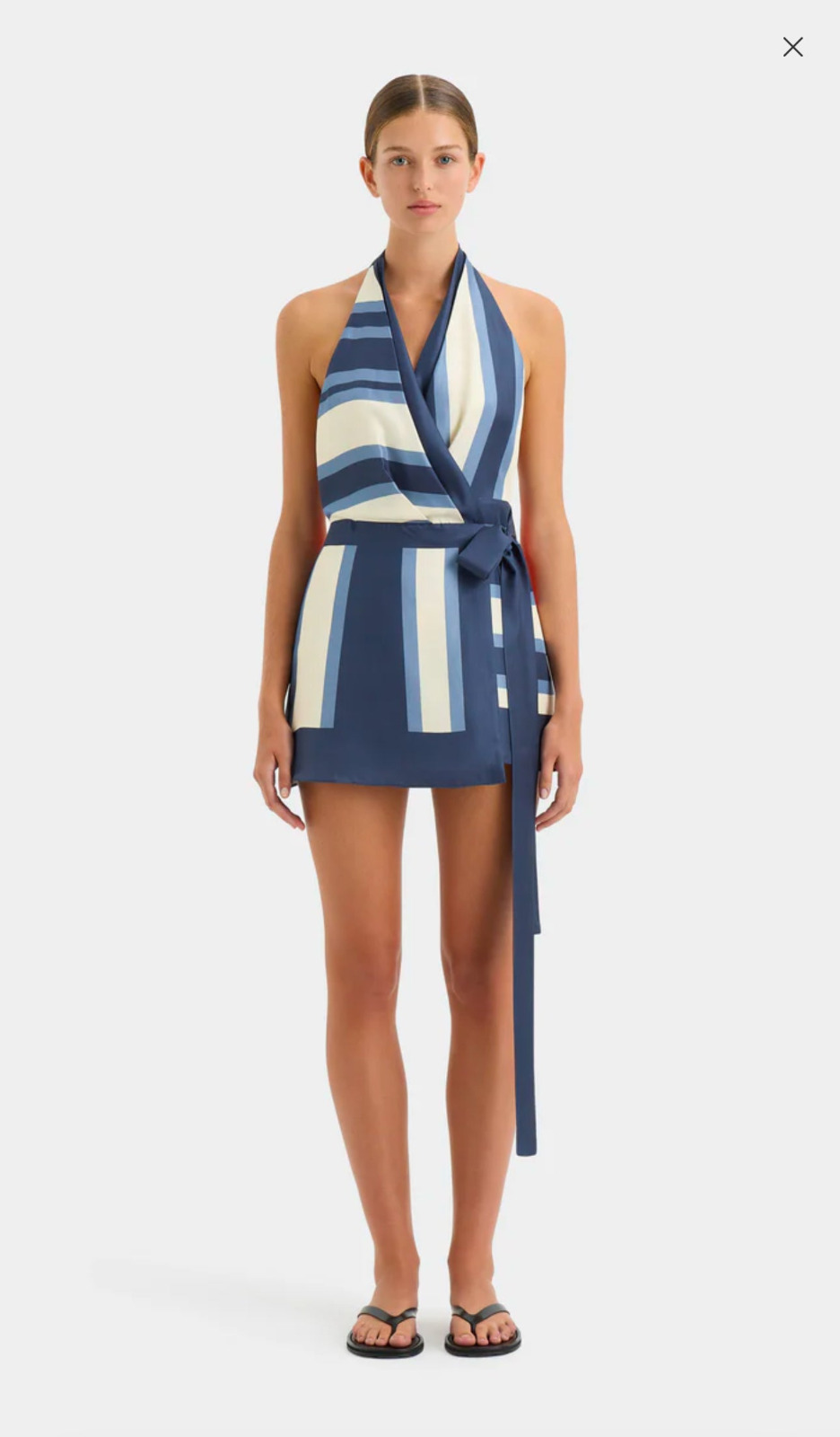 SIR The Label Dazed Halter Mini Dress 2