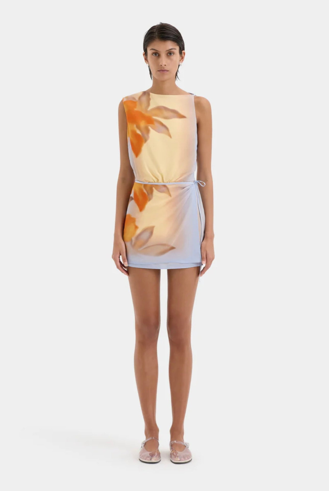 SIR The Label Serene Mini Dress Sequoia Flora 2