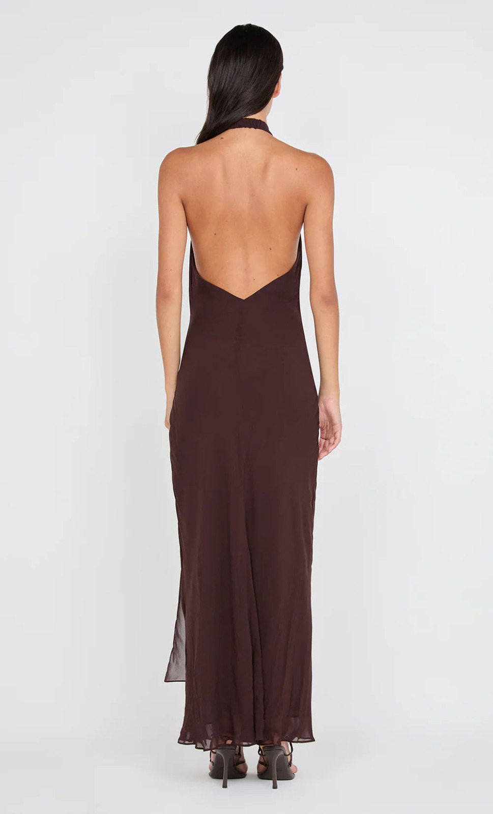 Bec + Bridge Soneva Wrap Dress Dark Chocolate 3
