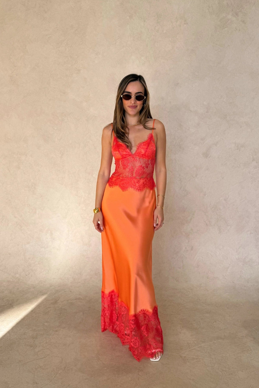 The Sneaky Link Lilah Maxi Dress in Orange is landing late this week! 🧡