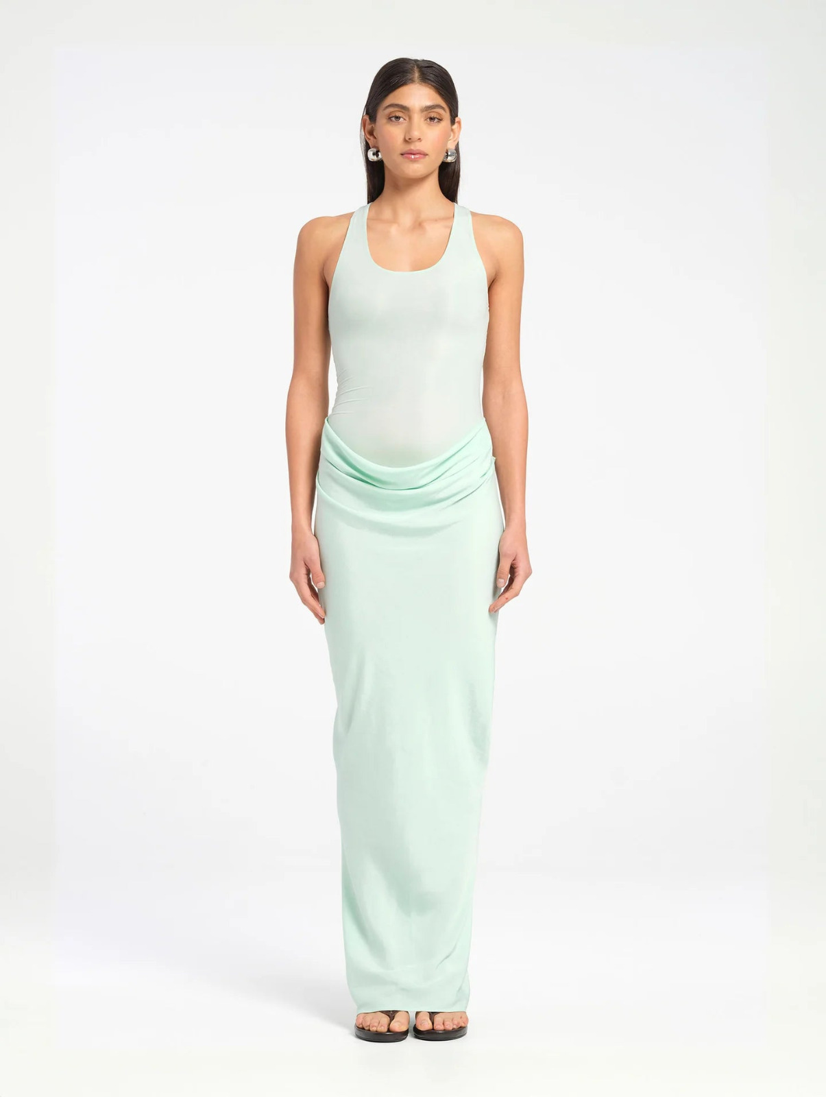 BENNI Jade Maxi Dress in Bleached Aqua 2