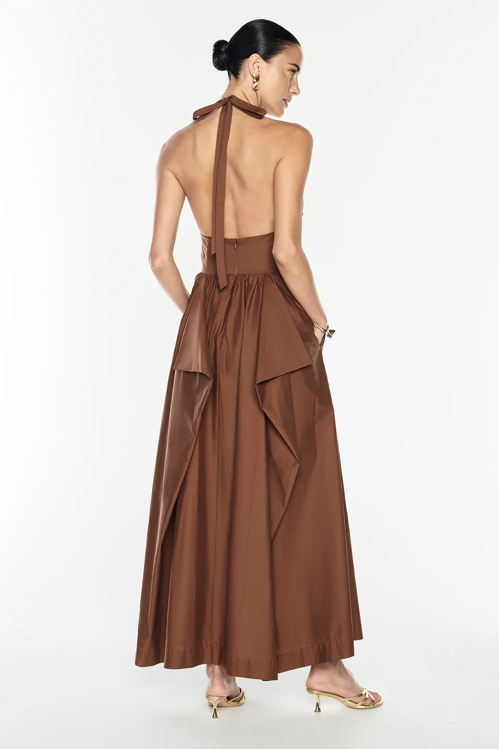 Manning Cartell Provence Halter Dress Cognac 3