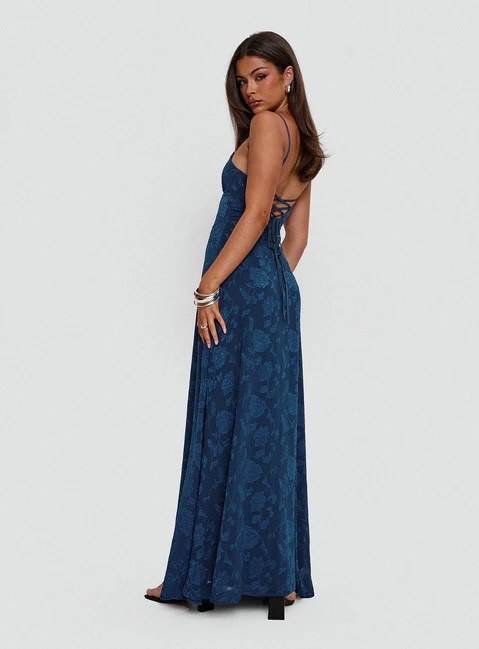 South of France Maxi — Princess Polly (Navy) 4