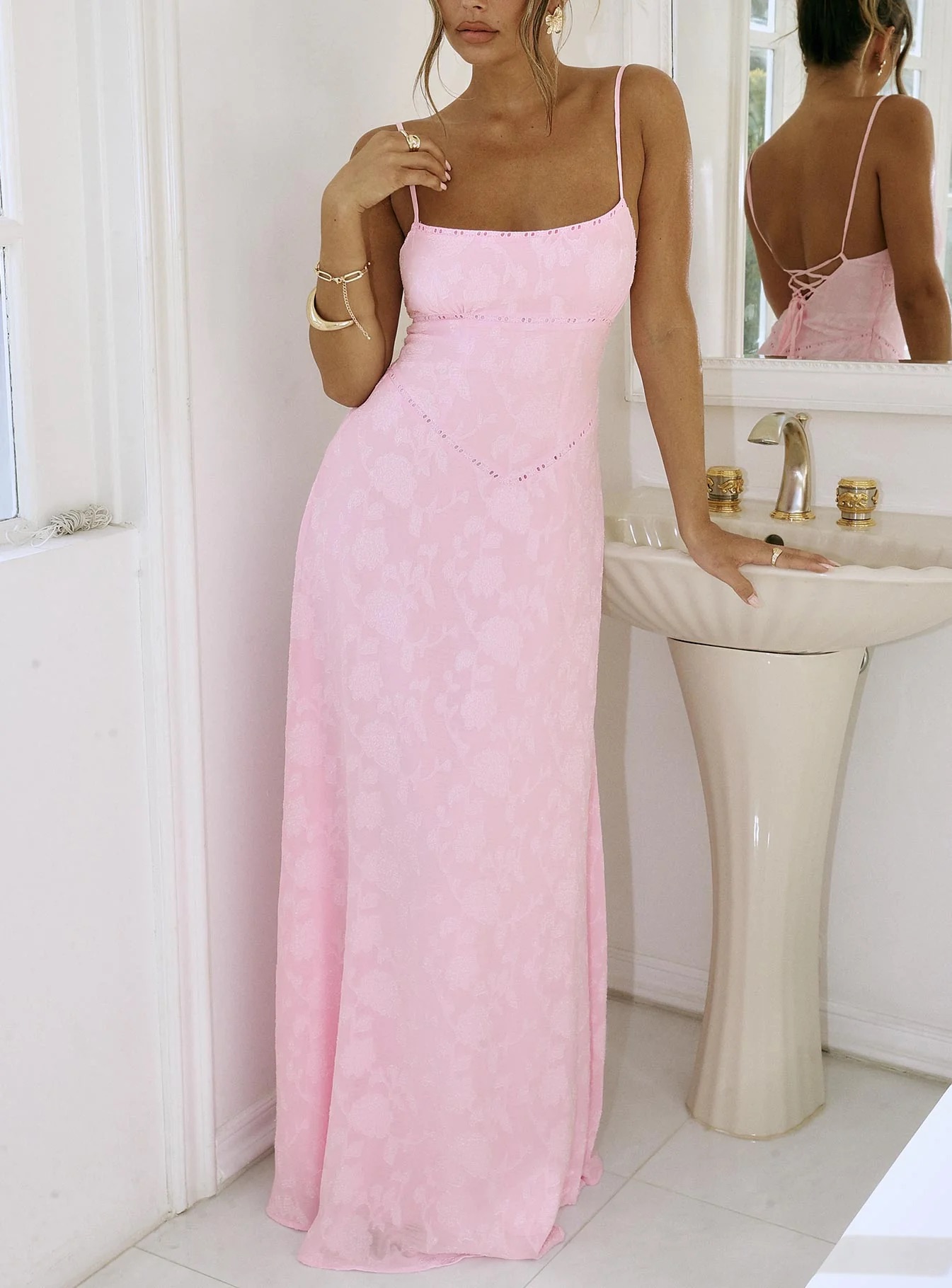South of France Maxi — Princess Polly (Pink) 4