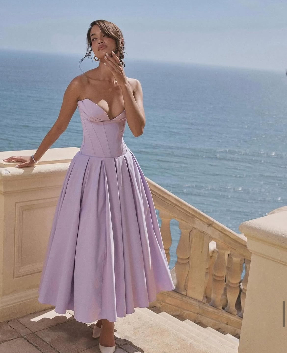 House of CB - Lady strapless Midi Dress 2