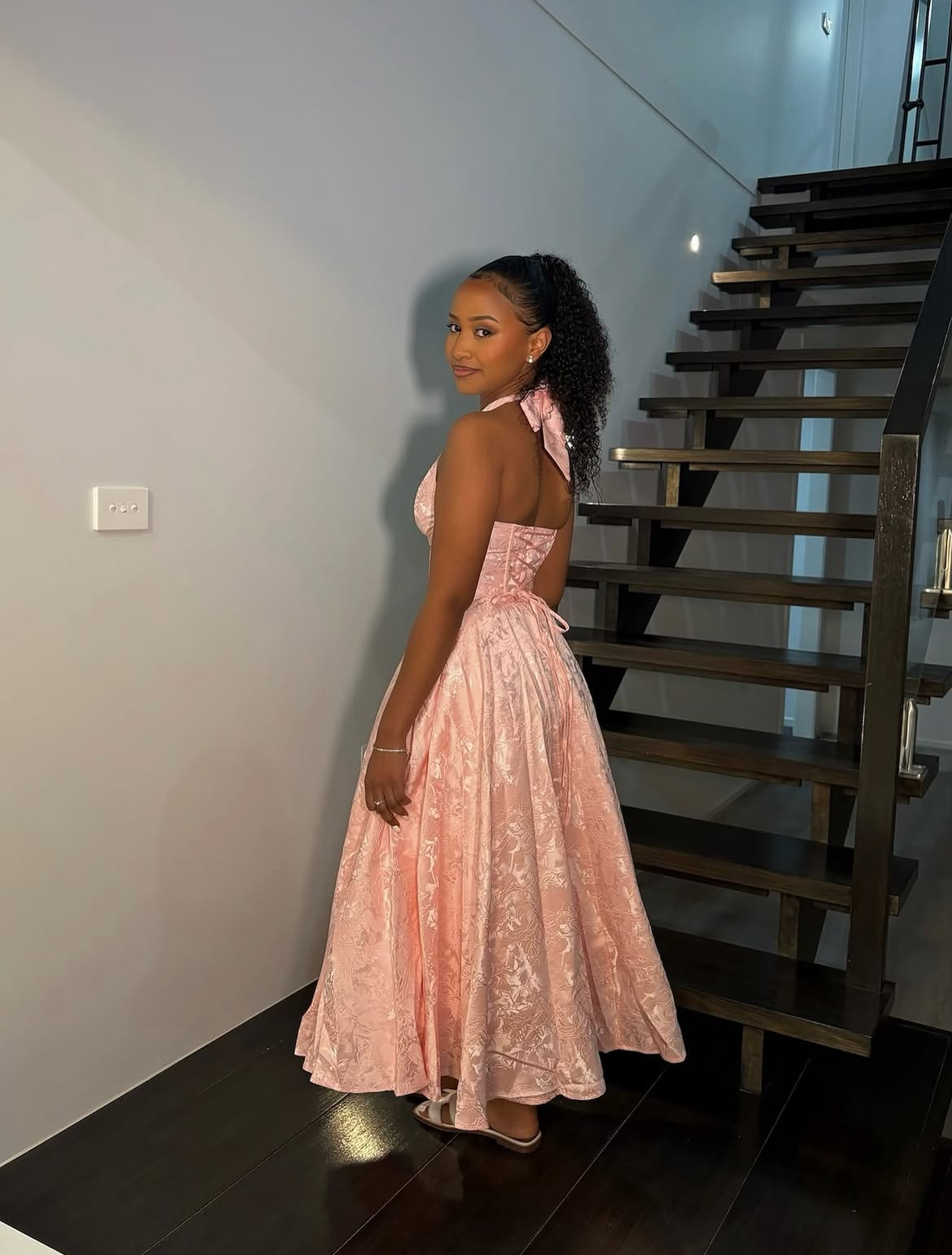 Baby Boo - Effie Midi Dress Blush 2