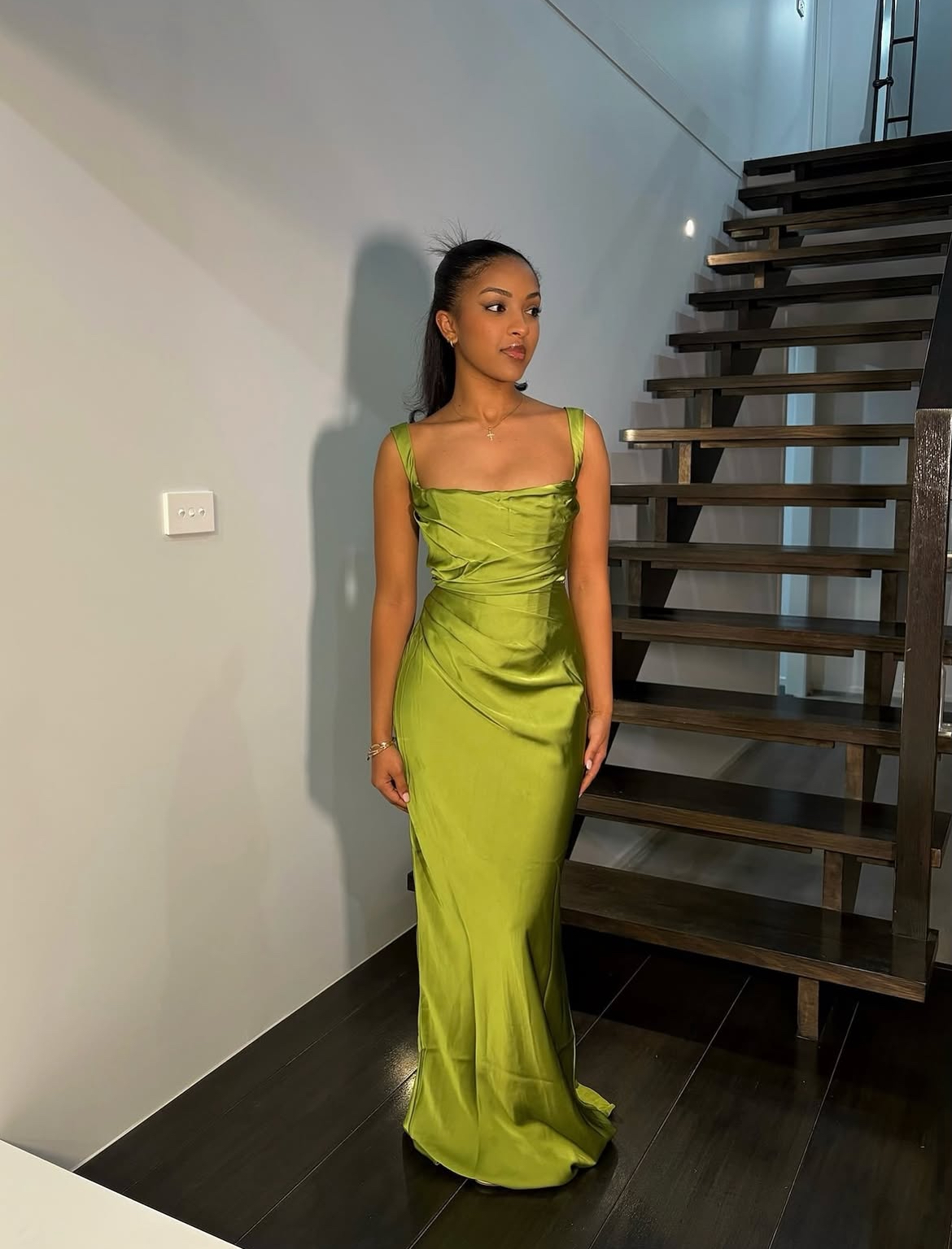 Baby Boo - Calanthe Maxi Dress Olive