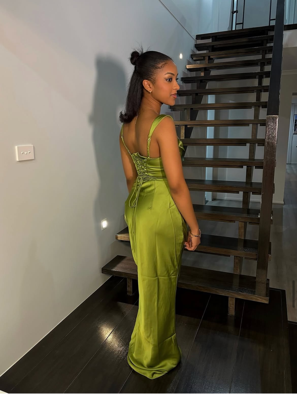 Baby Boo - Calanthe Maxi Dress Olive 2