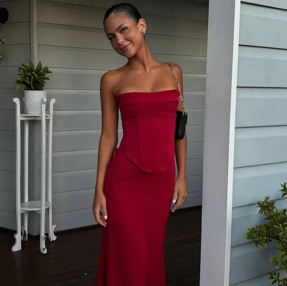 LOUIE GOWN | WINE 3