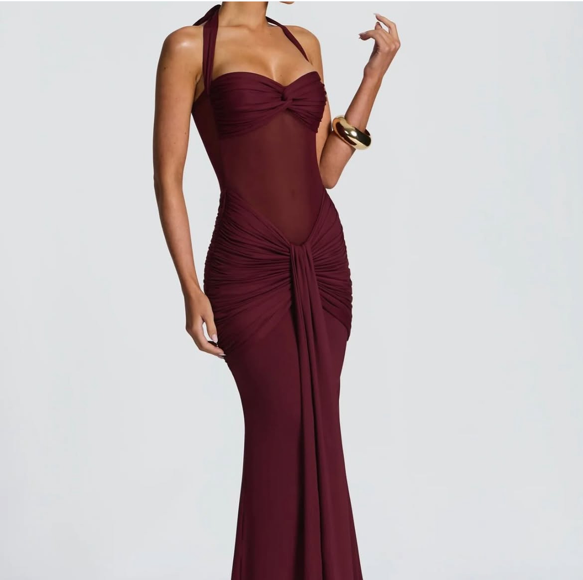 Vixen Maxi Dress In Cherry 3