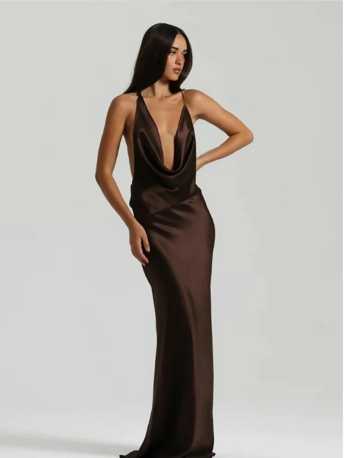 Natalie Rolt Gabi Gown 🤎