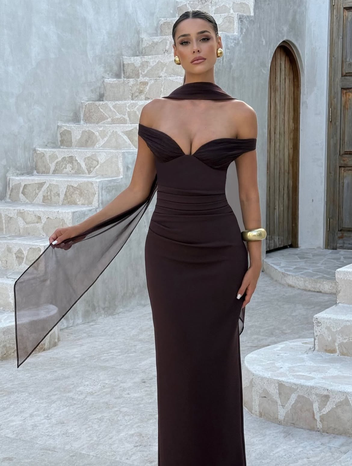 Abigail Maxi Dress 🤎