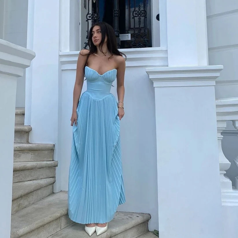 House Of CB Marcella Pleated Maxi Dress 2