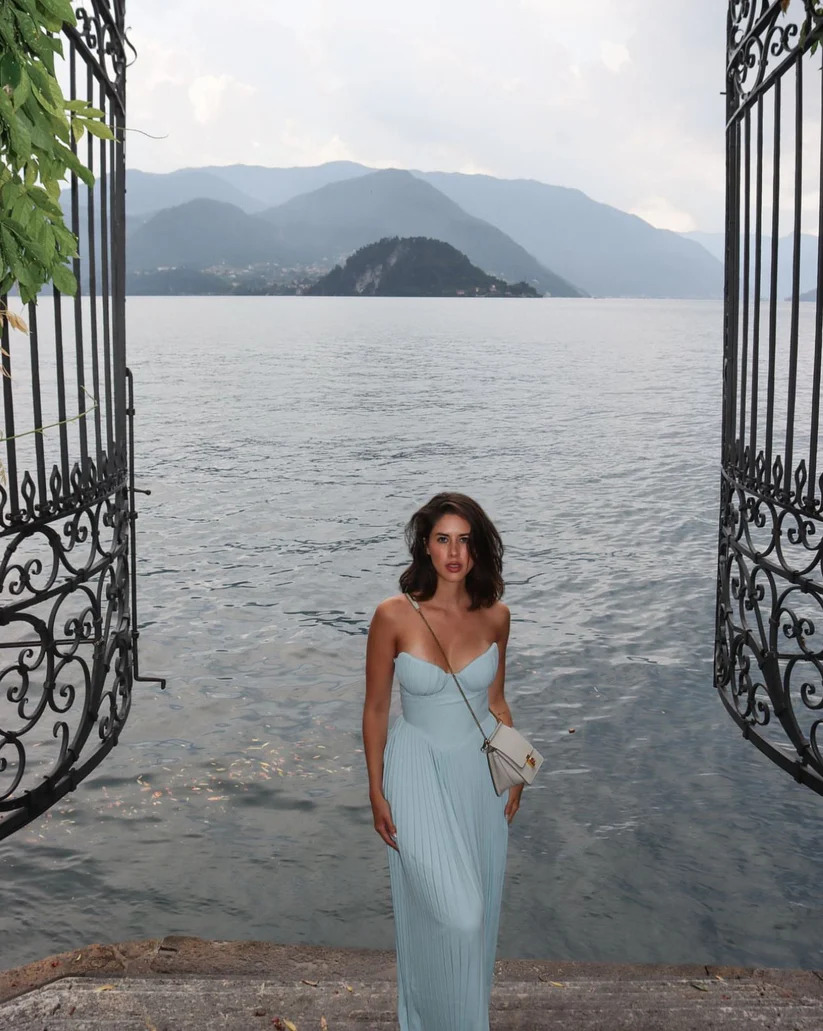 House Of CB Marcella Pleated Maxi Dress 3