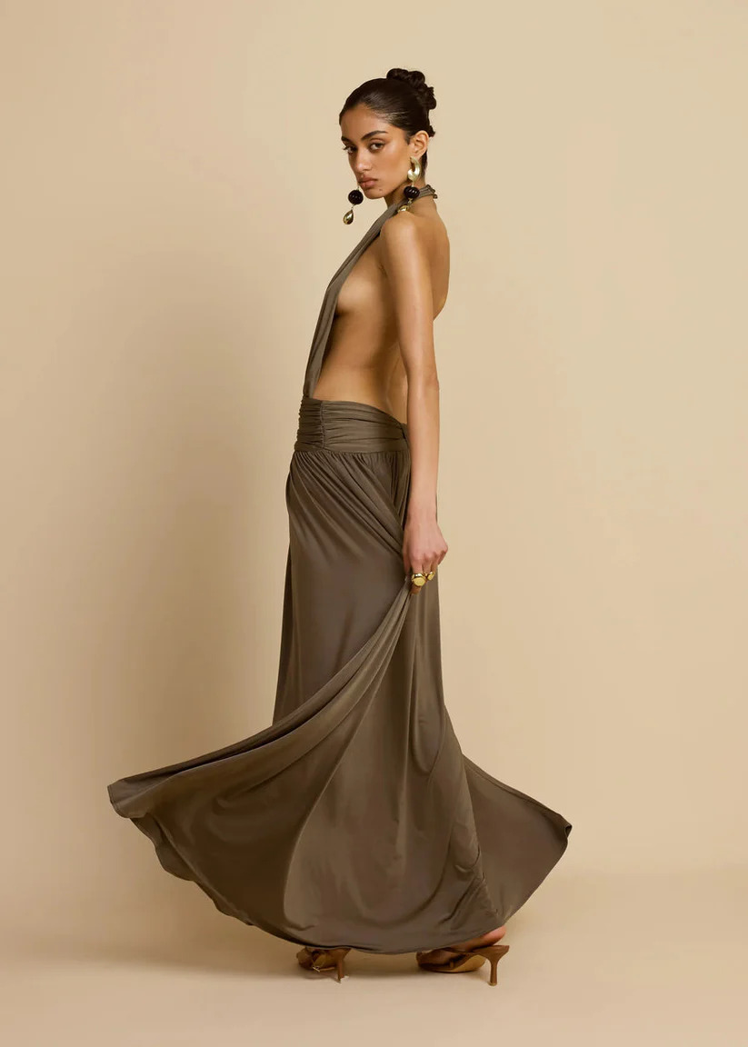 Arcina Ori Santina Dress - Khaki 2