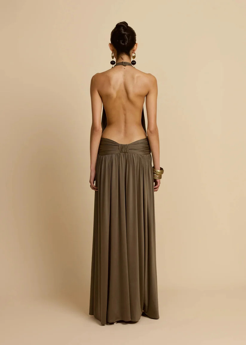 Arcina Ori Santina Dress - Khaki 3