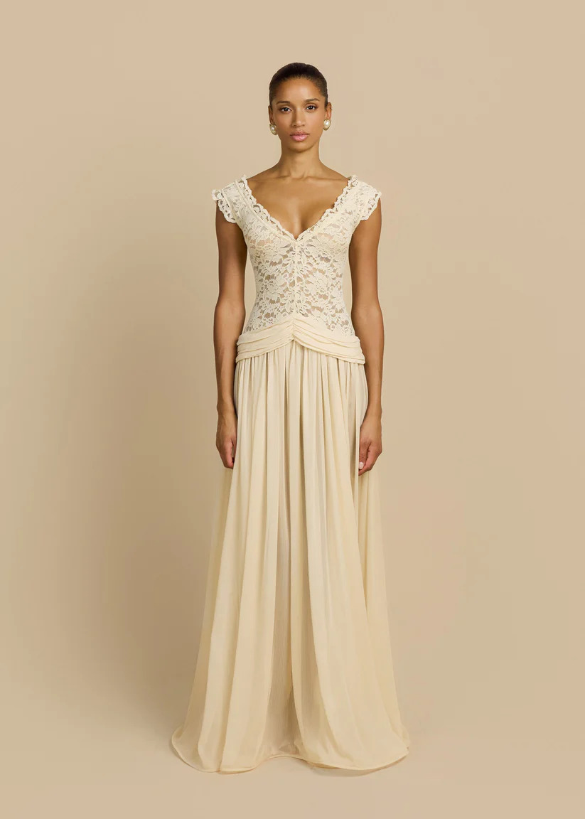Arcina Ori Arabella Dress - Beige 2