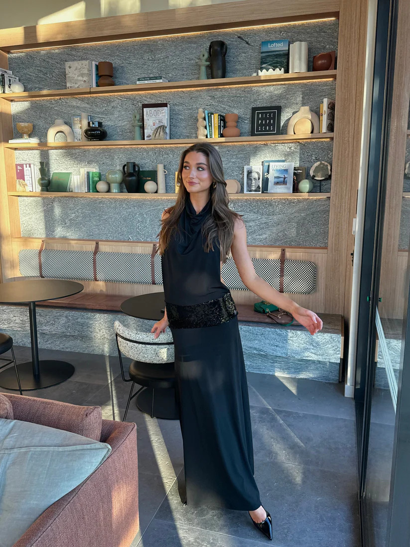 Ance Gria Adele Gown - Black 4