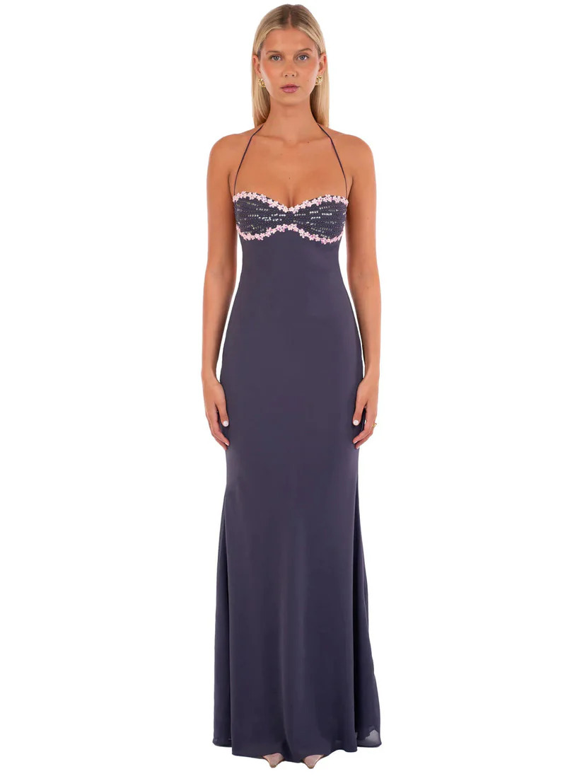 I am Delilah Delilah Maxi Dress - Midnight Blue 3
