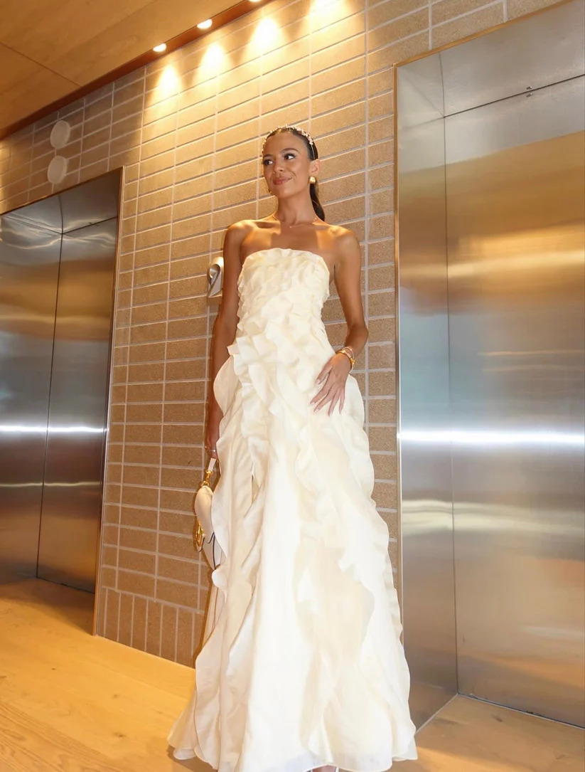 Aje Allairie Gown - Butter Yellow 4