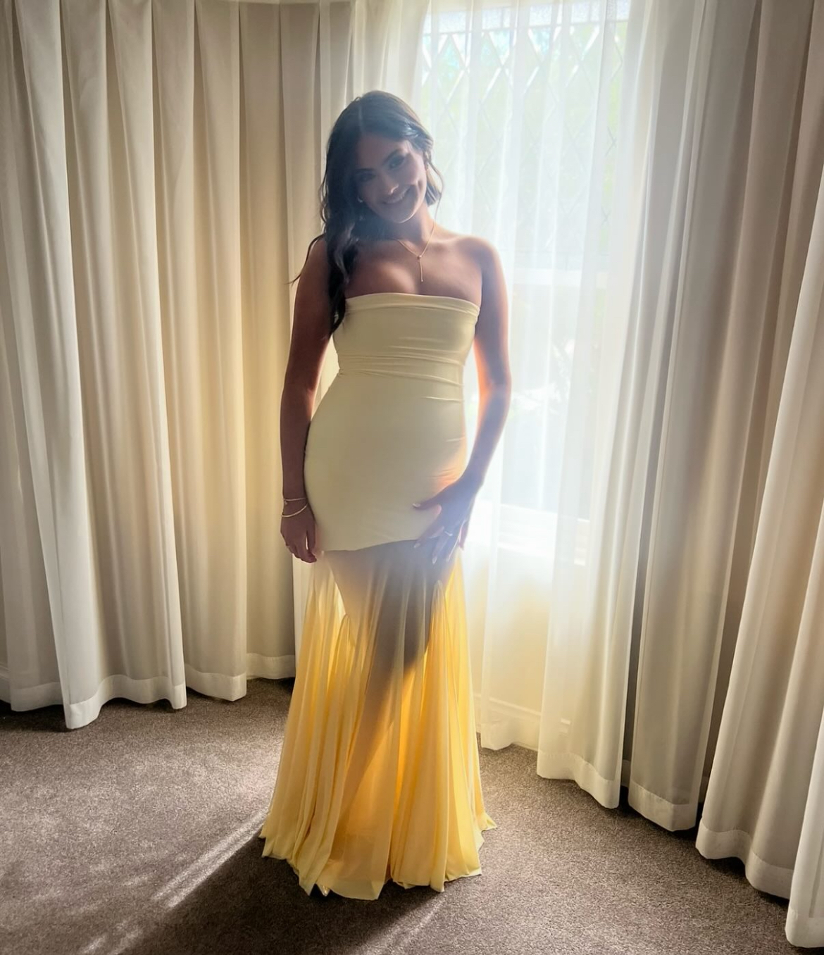 ✰ DEME BY GABRIELLA DAHLIA GOWN IN BUTTER✰ 2