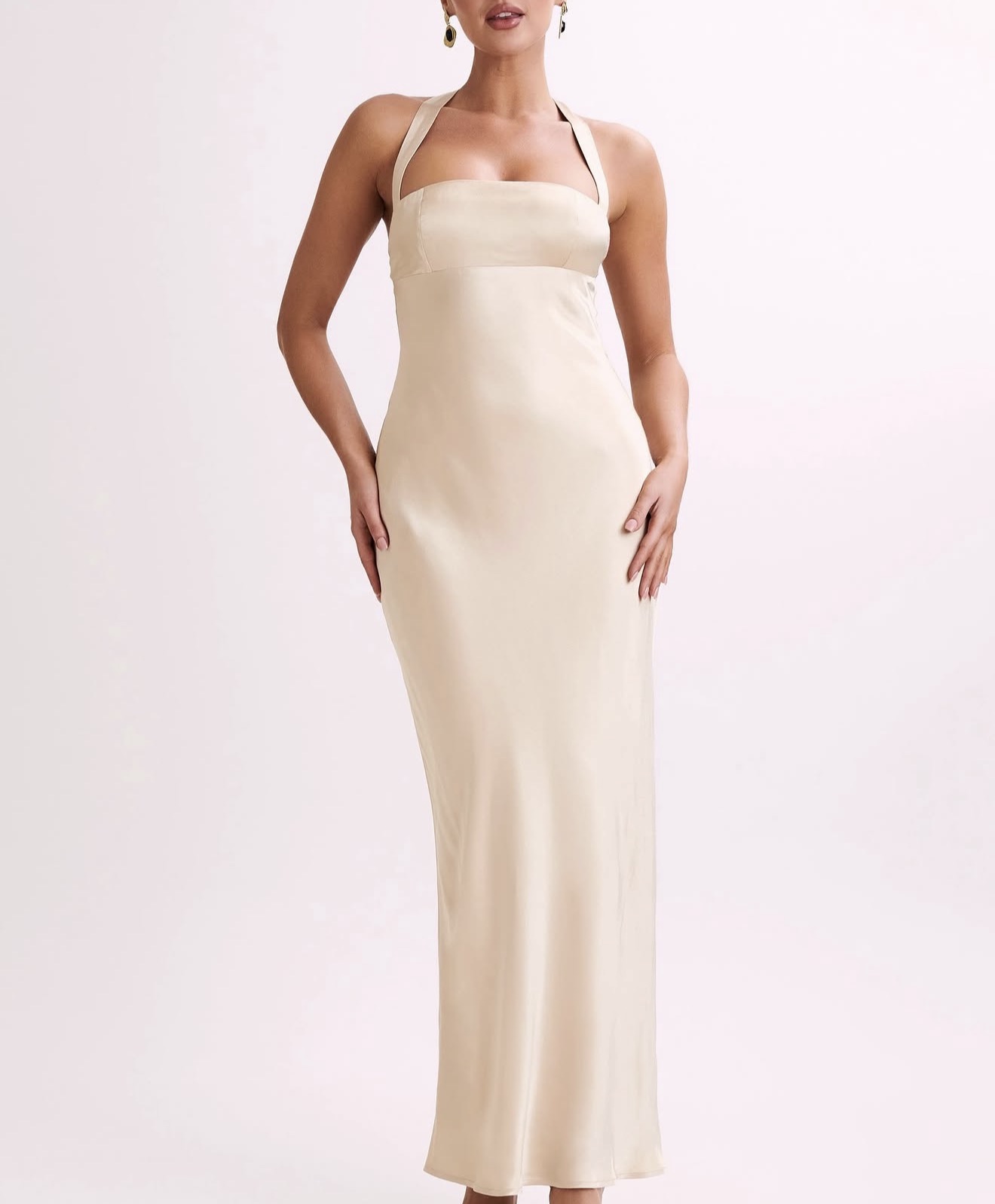 Sabra Halter Maxi Dress