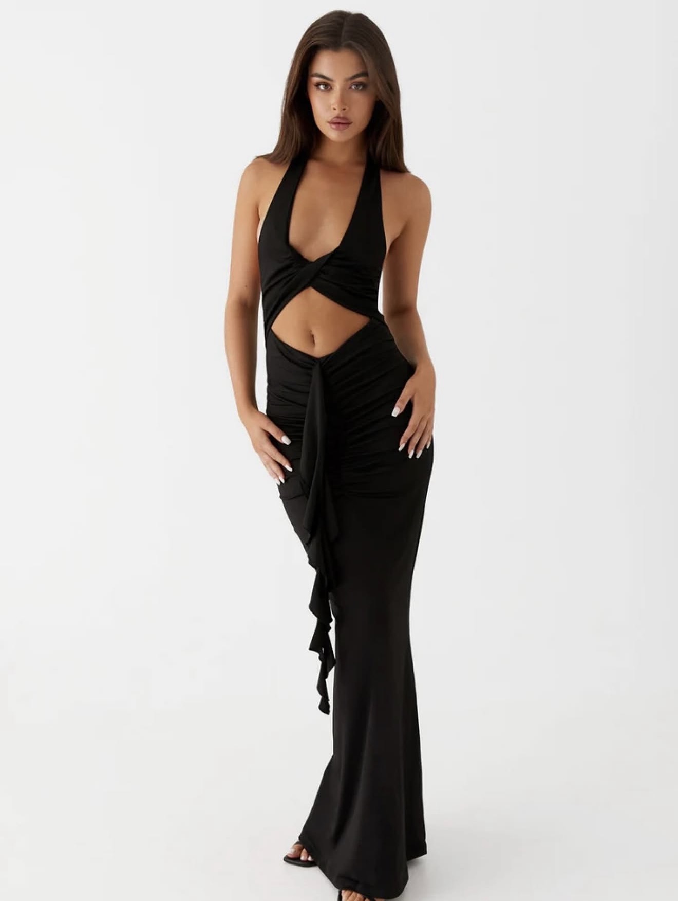 Alanna Frill Maxi Dress