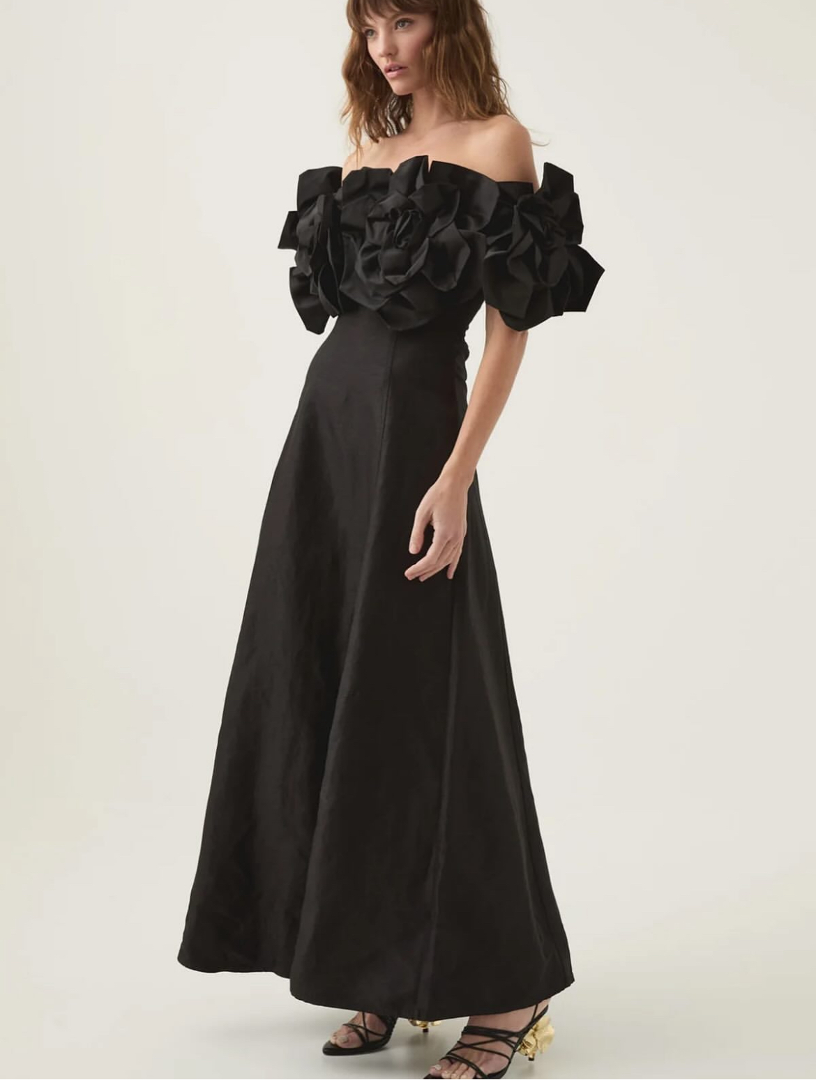 AJE - ETTA GOWN - BLACK