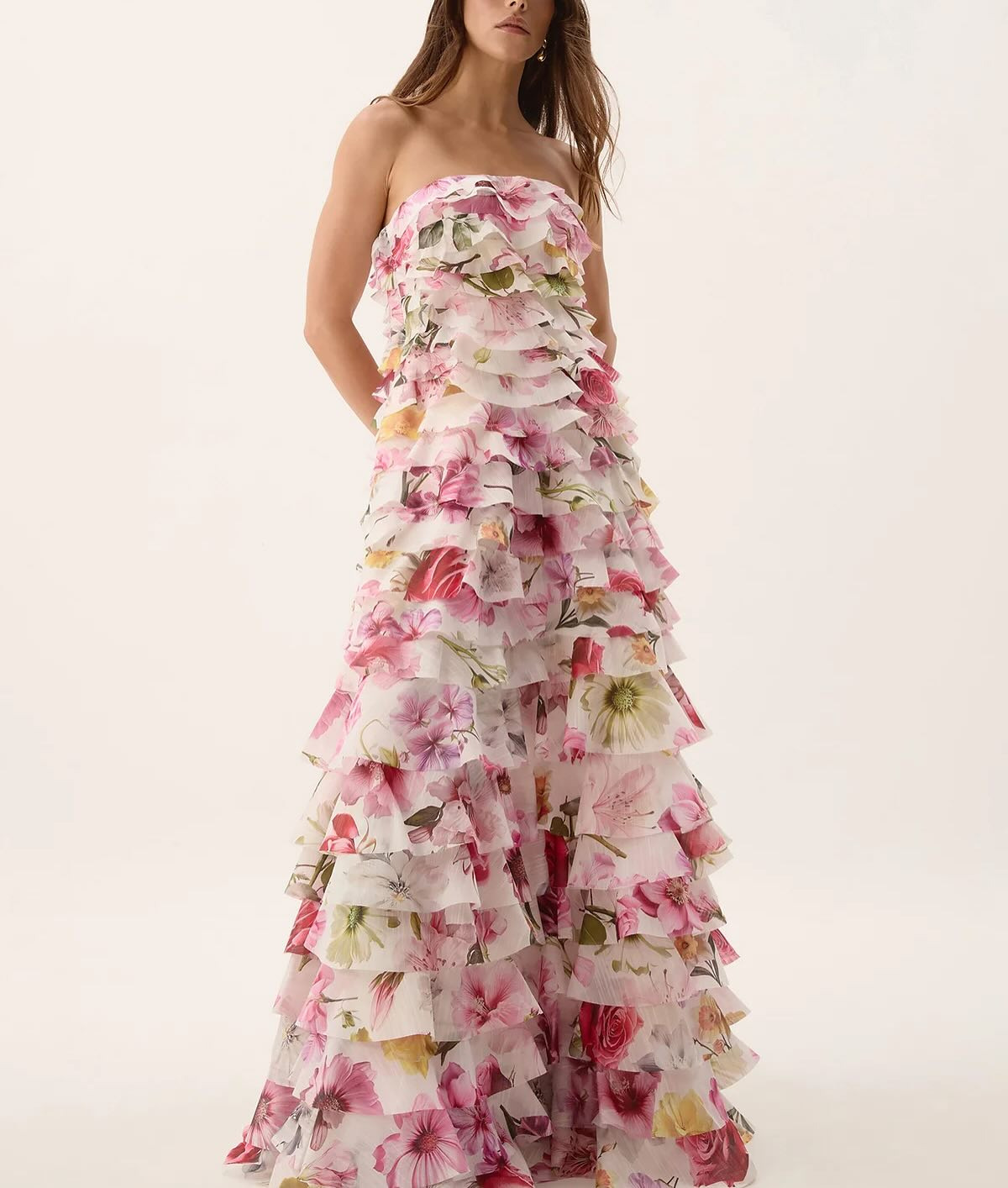 AJE - FLEUR PLEATED GOWN 3