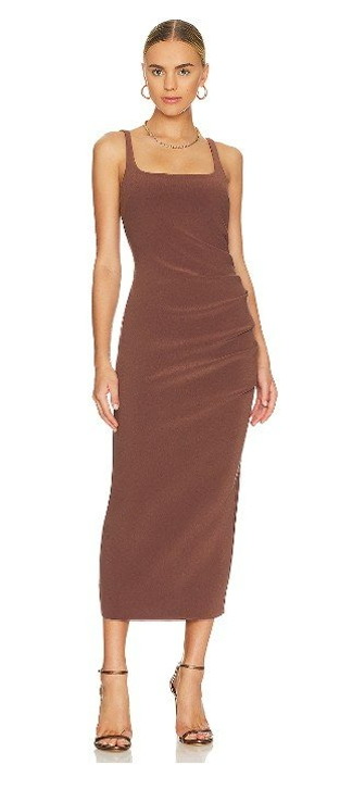 Bec & Bridge – Karina Midi – Caramel Brown (Size 12)