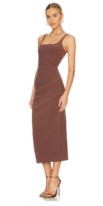 Bec & Bridge – Karina Midi – Caramel Brown (Size 12) 3