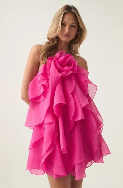 AJE – Pandorea Layered Mini – Fuchsia Rose (Size 12)