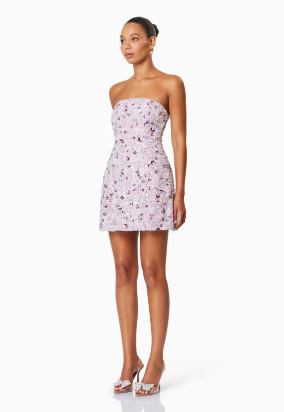 Elliatt - Aurora Strapless Party Mini Dress (12)