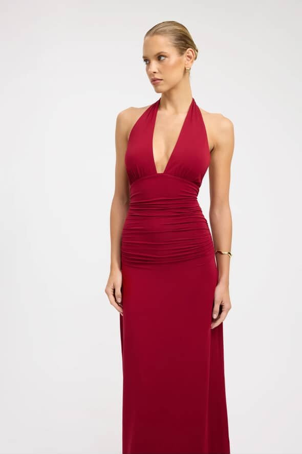 Kookai - Leni Maxi Dress - Red Wine (8) 2
