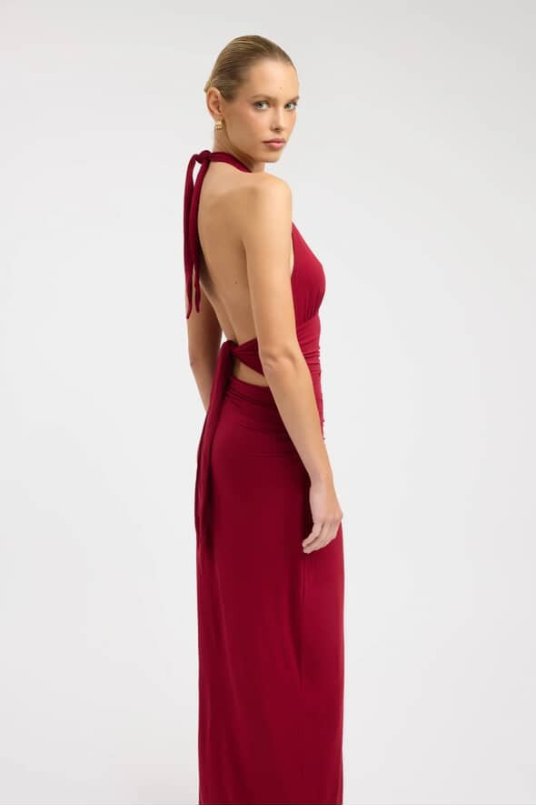 Kookai - Leni Maxi Dress - Red Wine (8) 3