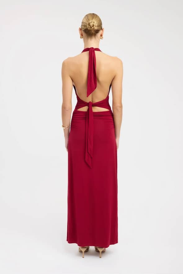 Kookai - Leni Maxi Dress - Red Wine (8) 4