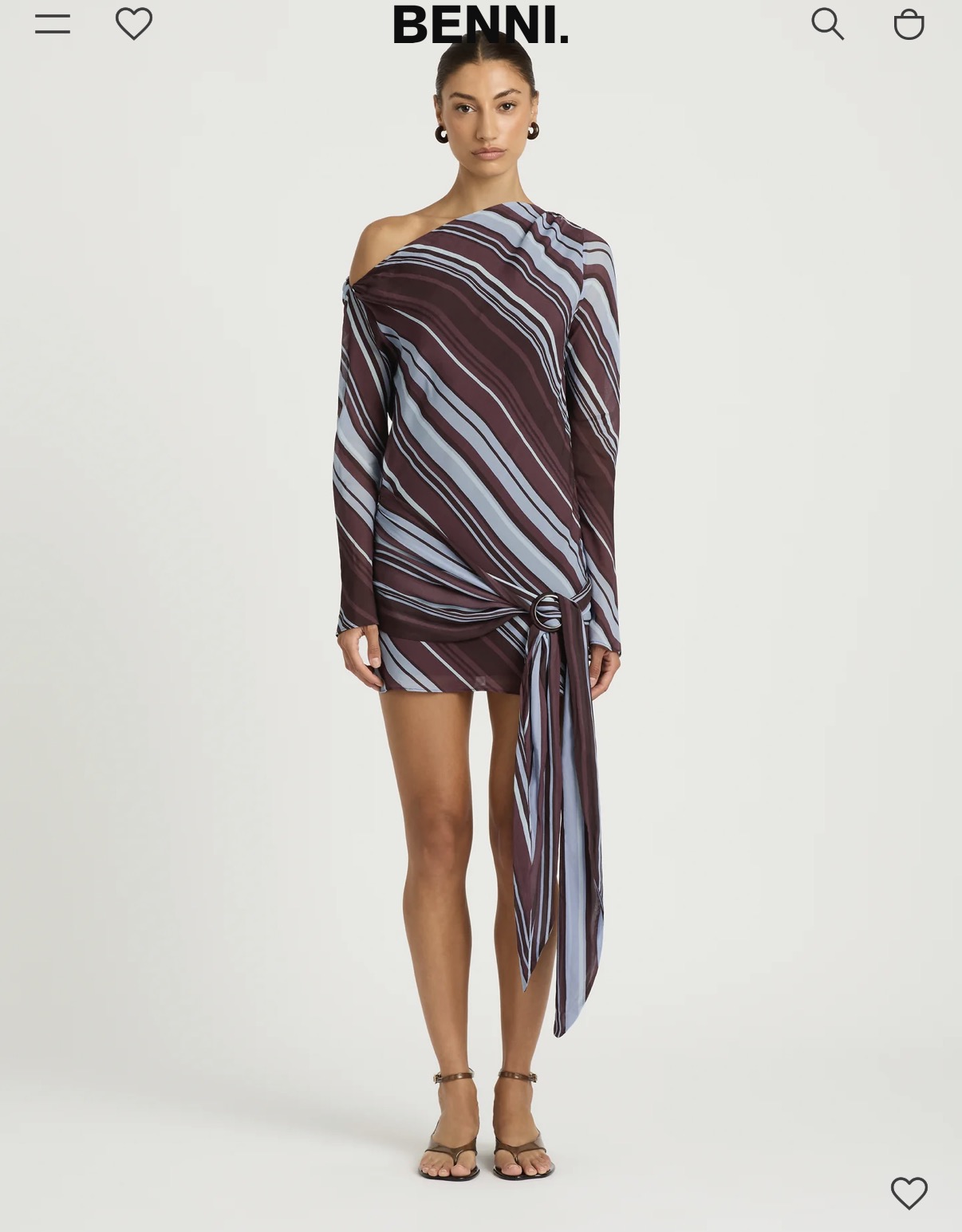 Benni Elise mini in midnight stripe
