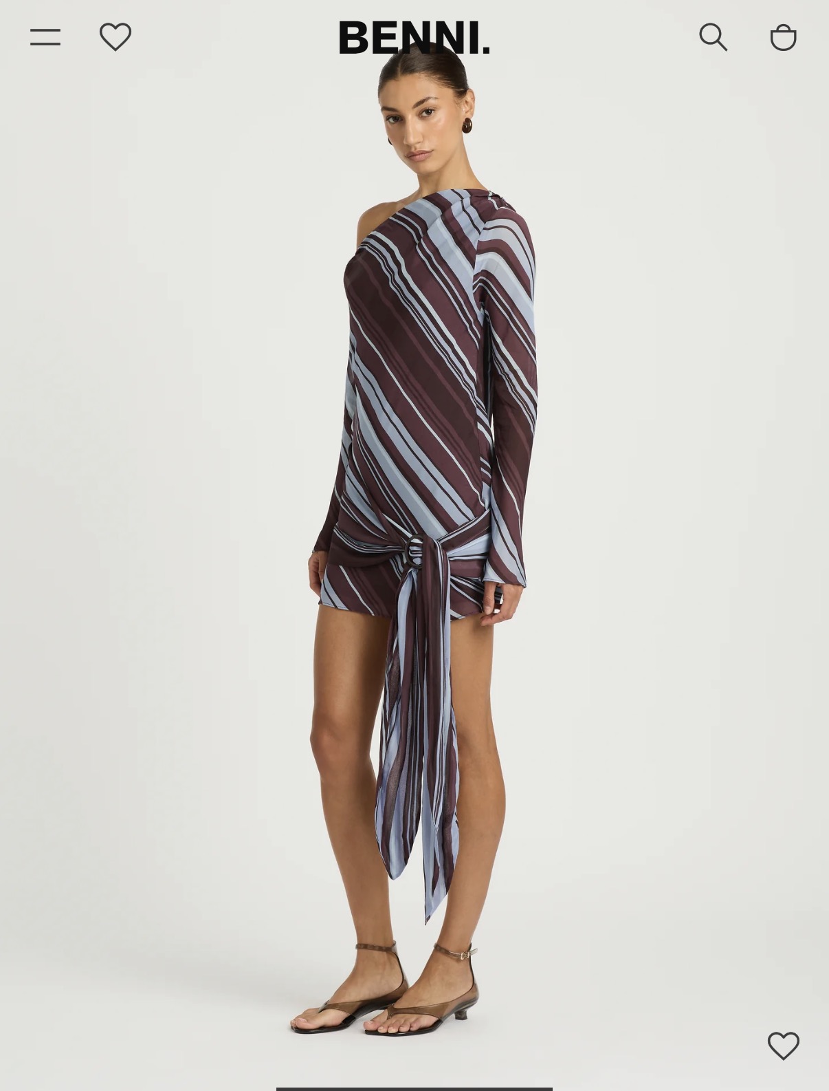 Benni Elise mini in midnight stripe 2