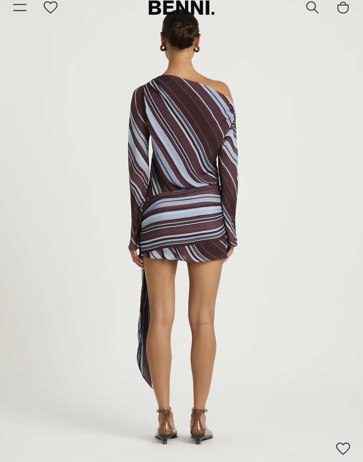 Benni Elise mini in midnight stripe 3